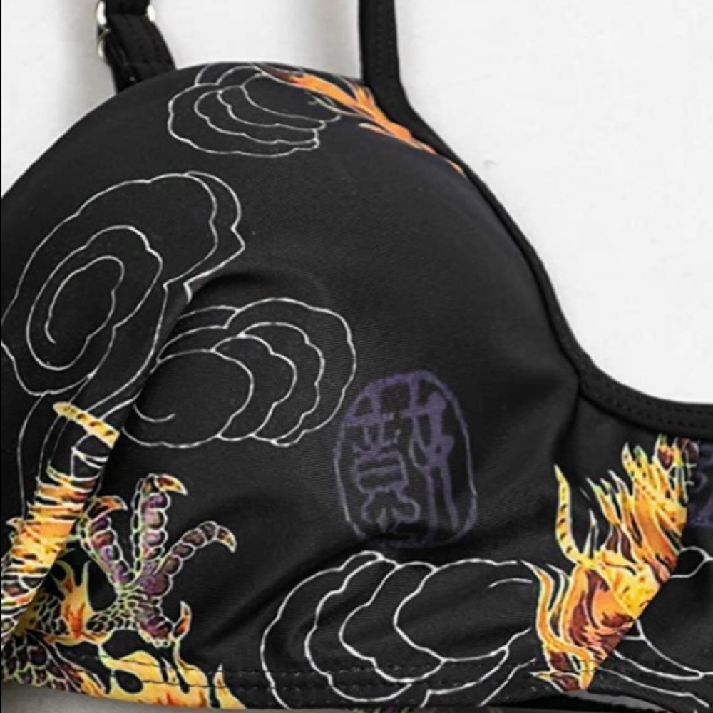 - 3 piece set womens kimono and bathing suit - Picture 3 of 3